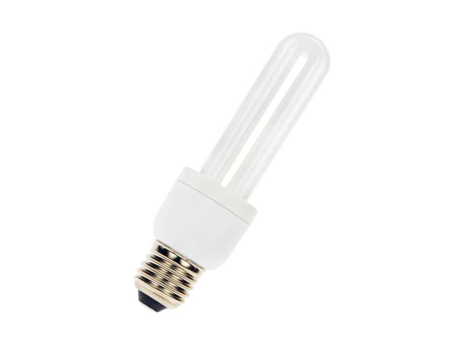 UV-A sortlyssparepære - 230V 20W, E27 sokkel (Ø44x175mm)