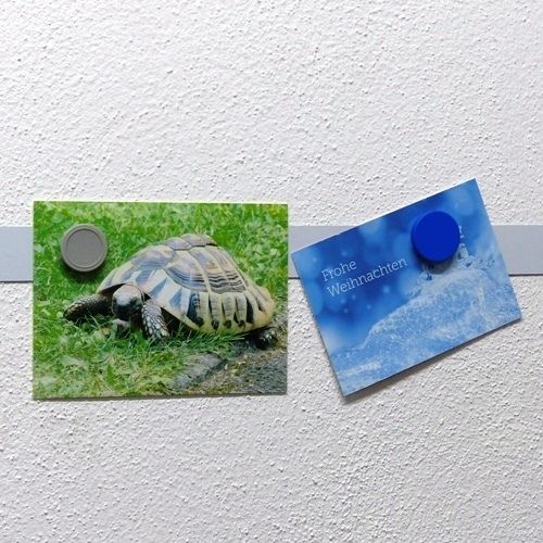 Selvklæbende metaltape for magneter - 35mm, Hvid (metervare)