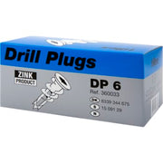 Gipsplugs 40mm hvid - pr. stk.