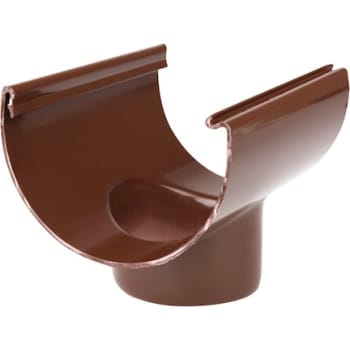 Plastmo tudstykke, 10", Ø75mm, brun