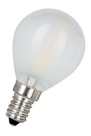 G45 Filament LED kronepære - 240V 1W opal, E14 sok. (2700K)