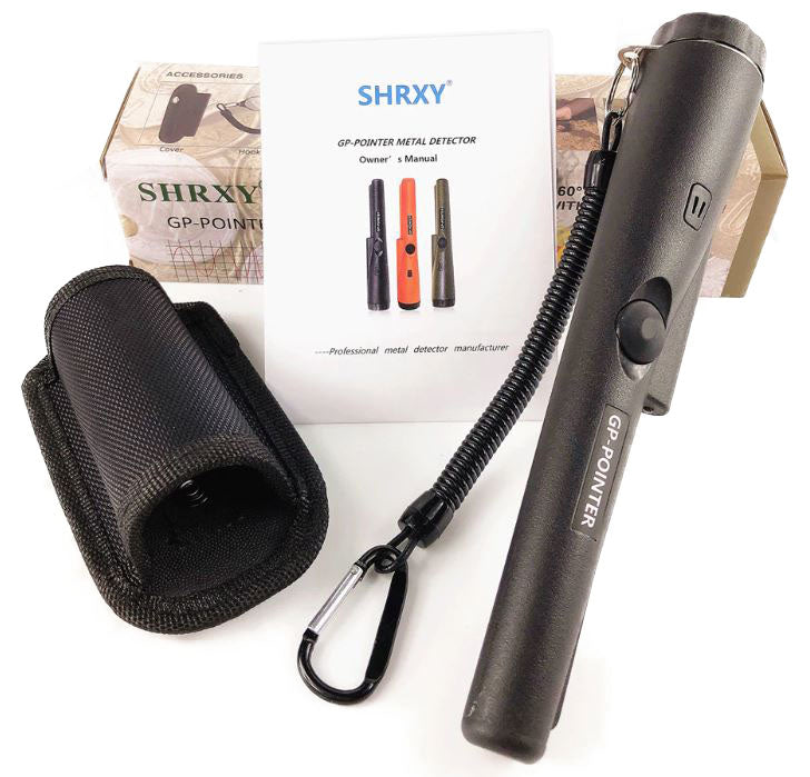 Håndholdt metaldetektor - GP-pointer, Sort