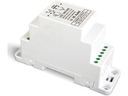 1-kanals LED lysdæmper til DIN-skinne - 12-24V / 12A