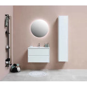 Sanibell Proline højskab 169x35x35cm hvid mat