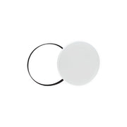 Spectrum 24W LED Loftslampe - Ø32cm, Højde: 5,2cm, Hvid Kant, Sort Ring, 3200lm, RA80, IP54