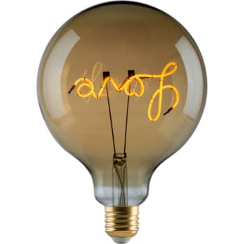 E3Light Led Vintage G125 E27 C920 180lm Love-Op 15H dæmp gylden
