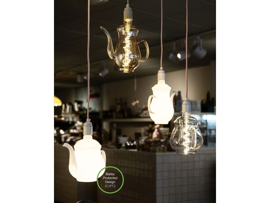 Teapot Earl LED pære - 4W, E27, Klar (2200K)