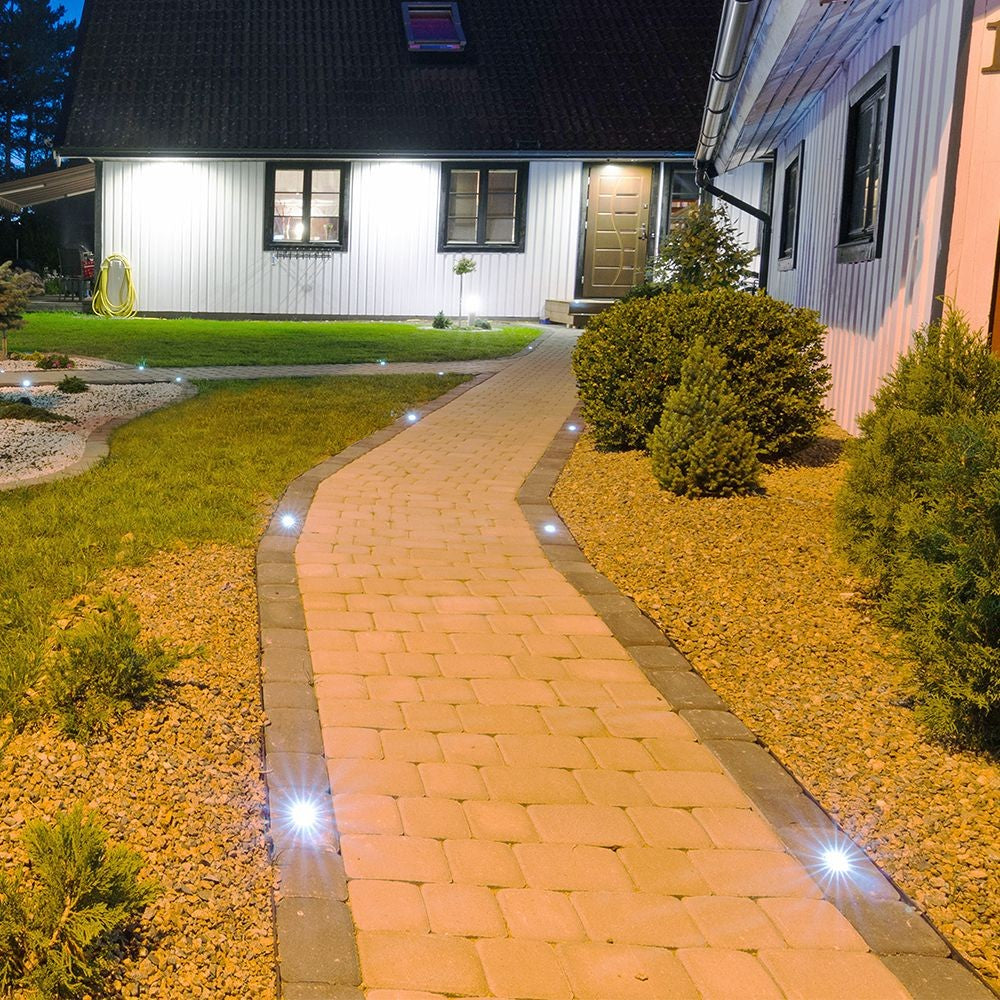 Mini nedgravningsspot GU10 lampe, rund, V-Tac Pro serie, 3 års producentgaranti, IP67