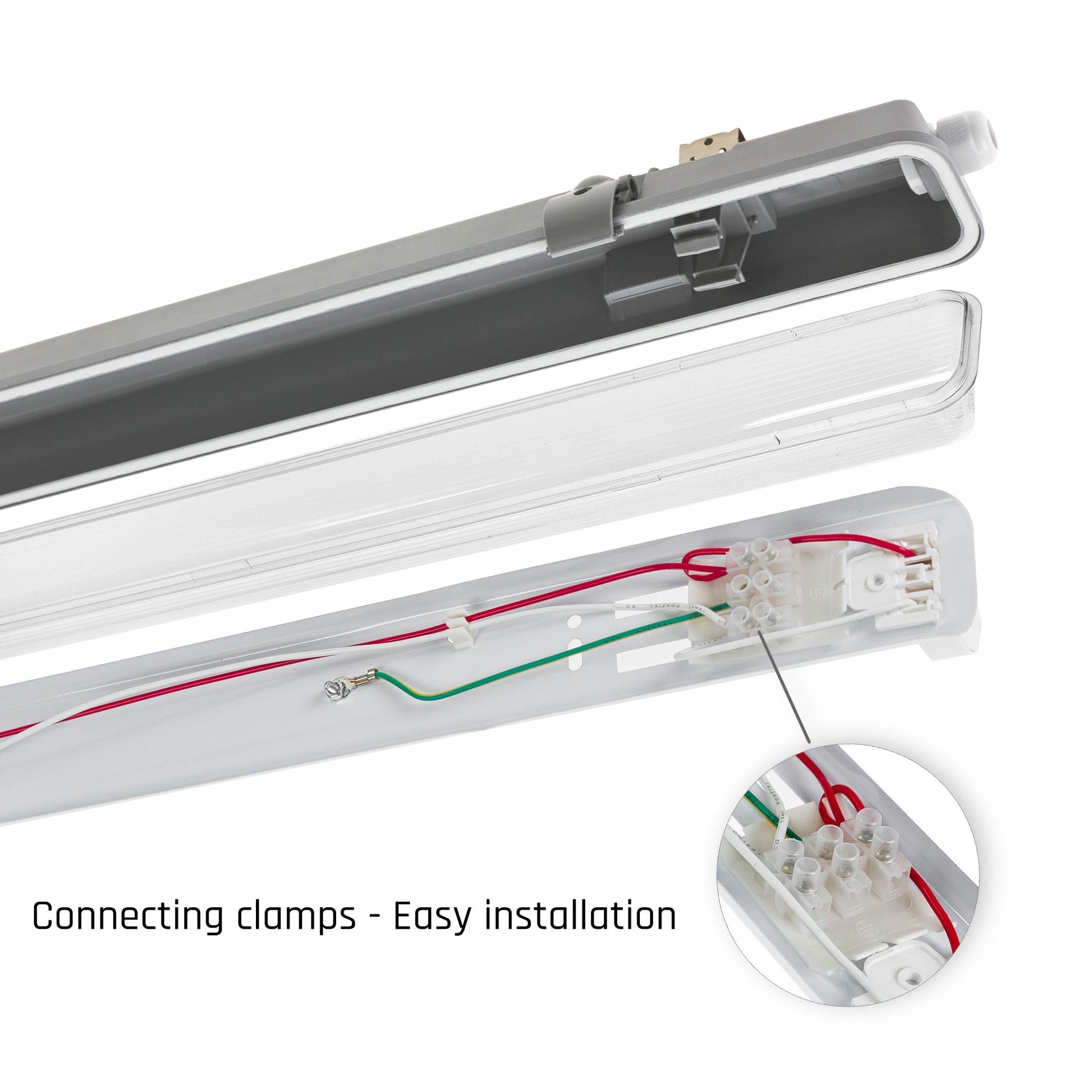 Limea LED armatur for LED rør 1x60cm IP65