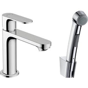 Hansgrohe Rebris E håndvaskarmatur 80 m/bidettebruser, krom