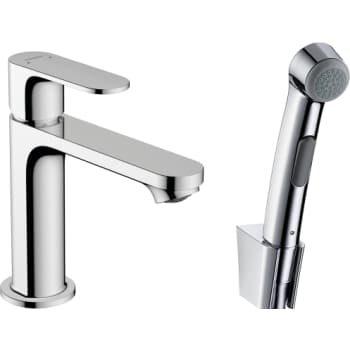 Hansgrohe Rebris E håndvaskarmatur 80 m/bidettebruser, krom