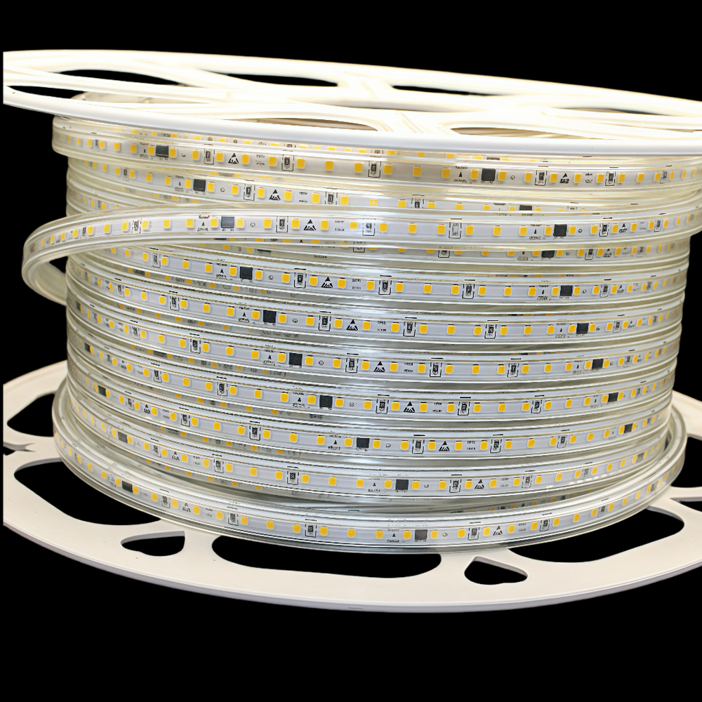 5 meter LED strip med høj farvegengivelseskvalitet X2 RA98 - 230V, IP67, 1000lm/m, 12W/m, kan klippes for hver 10cm