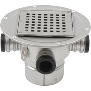 BLÜCHER 110 mm afløbsskål til smøremembran, med studs, lodret