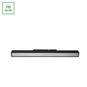 Lineær armatur 300mm 10W 3000K Sort - Shift Basic - Energibesparende LED-armatur med 350lm og RA80. Passer perfekt til indendørs belysning.
