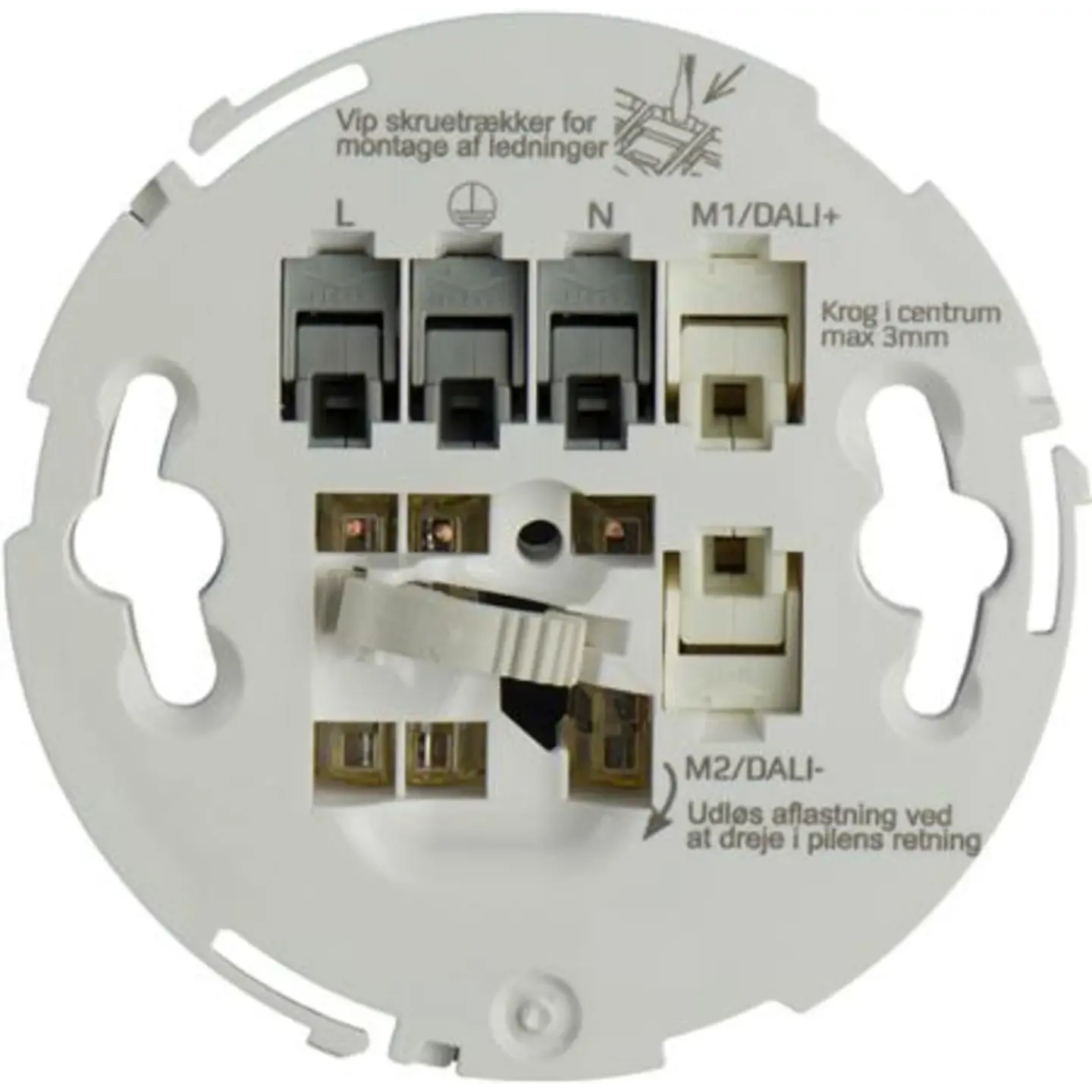 LAMPEUDTAG Ø80 5 POLET HVID