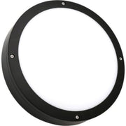 Huntsville Væglampe 12W 830/840/857 Ø275 IP65, sort