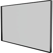 Sanibell Basicline spejl 100x60cm, mat sort aluramme