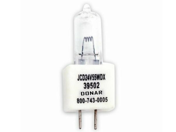 JCD stifthalogenpære - 24V 55W DX, GZ6.35 sokkel