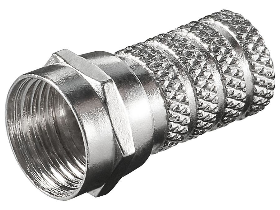F stik - Twist-on til mini COAX (Ø4,0mm)