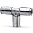 Dual seal push in fitting-equal tube tee-6mm tube 8540 6 SUPER-RAPID FITTING