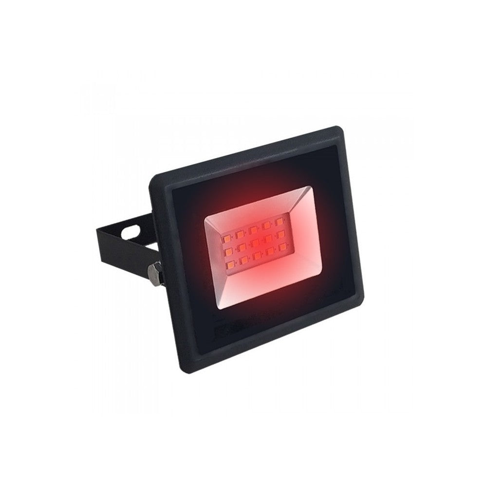 V-Tac 10W LED projektør - Arbejdslampe, rød, udendørs med IP65