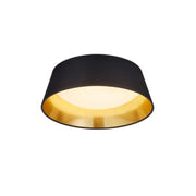 Ponts LED loftlampe 34 cm sort/guld