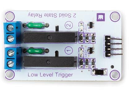 Solid state relæmodul til Arduino - 2-kanals, 5V