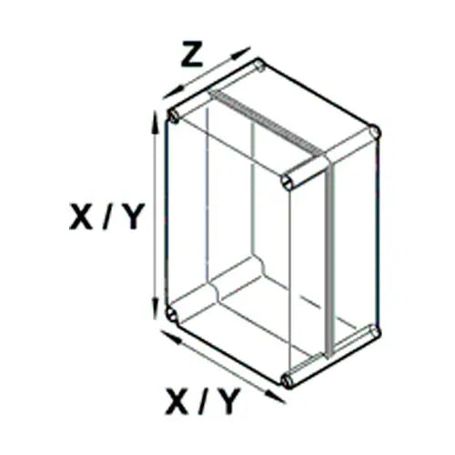 Kabinet til DIN-moduler - 6U (IP20)