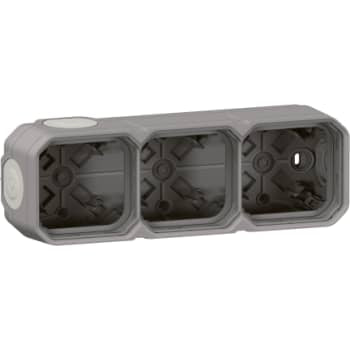 PLEXO 55 IP55 underlag 6 modul membran, grå
