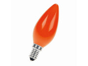 Kertepære - 240V / 25W, E14 sokkel (Ø35mm) Orange