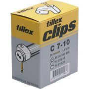 Clips 7-10/25 mm sort (100)
