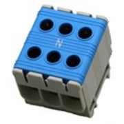 Centech AL/CU Klemme TRIPPEL 2,5 - 50mm² blå 160A, 4-10Nm