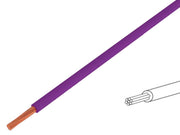Monteringsledning - H07V-K, 1,5mm², CU, Violet (metervare)
