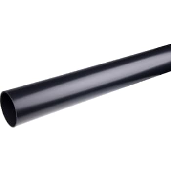 Plastmo nedløbsrør, Ø90mm, sort, 3 meter
