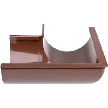 Plastmo 11" udvendig gering 90°, brun