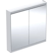 GEBERIT ONE spejlskab 900x900mm m/lys 2låger aluminium pulverlak