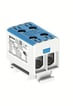 OTL-isoleret universal klemme aluminium/kobber 2*(1,5-50) mm2 blå