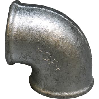1.1/4" galvaniseret vinkel 90° muffe/muffe