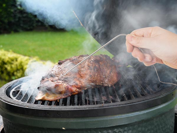 Trådløs BBQ-grilltermometer m. smartphone APP (80cm)
