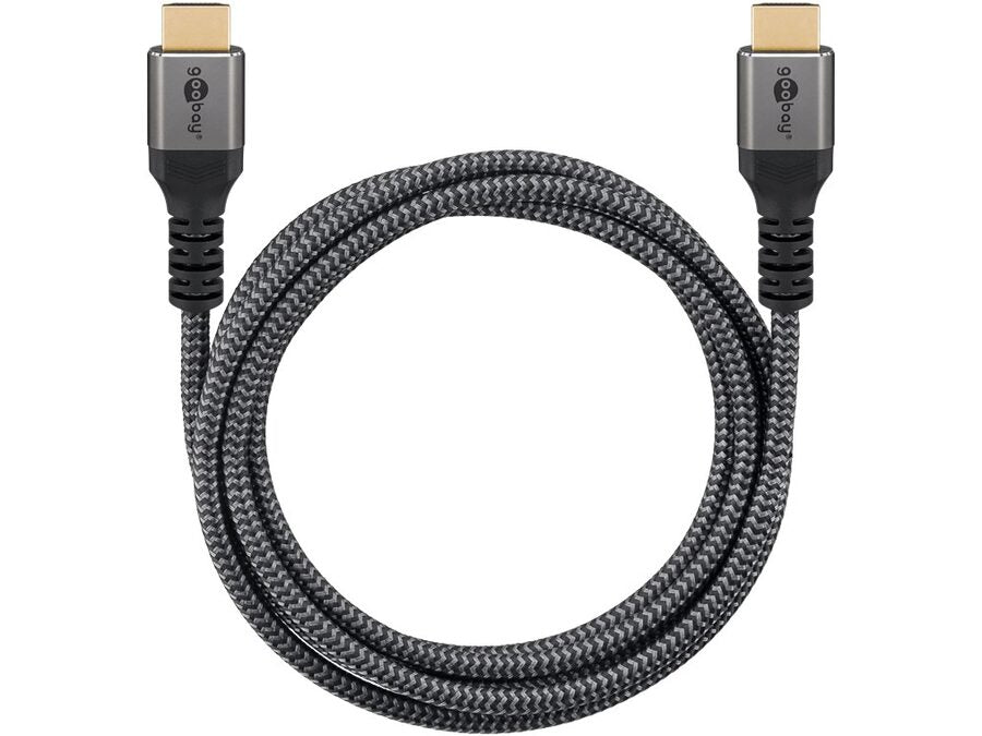 Ultra High Speed HDMI 2.1 Kabel - 8K/60Hz - Grå (1m)