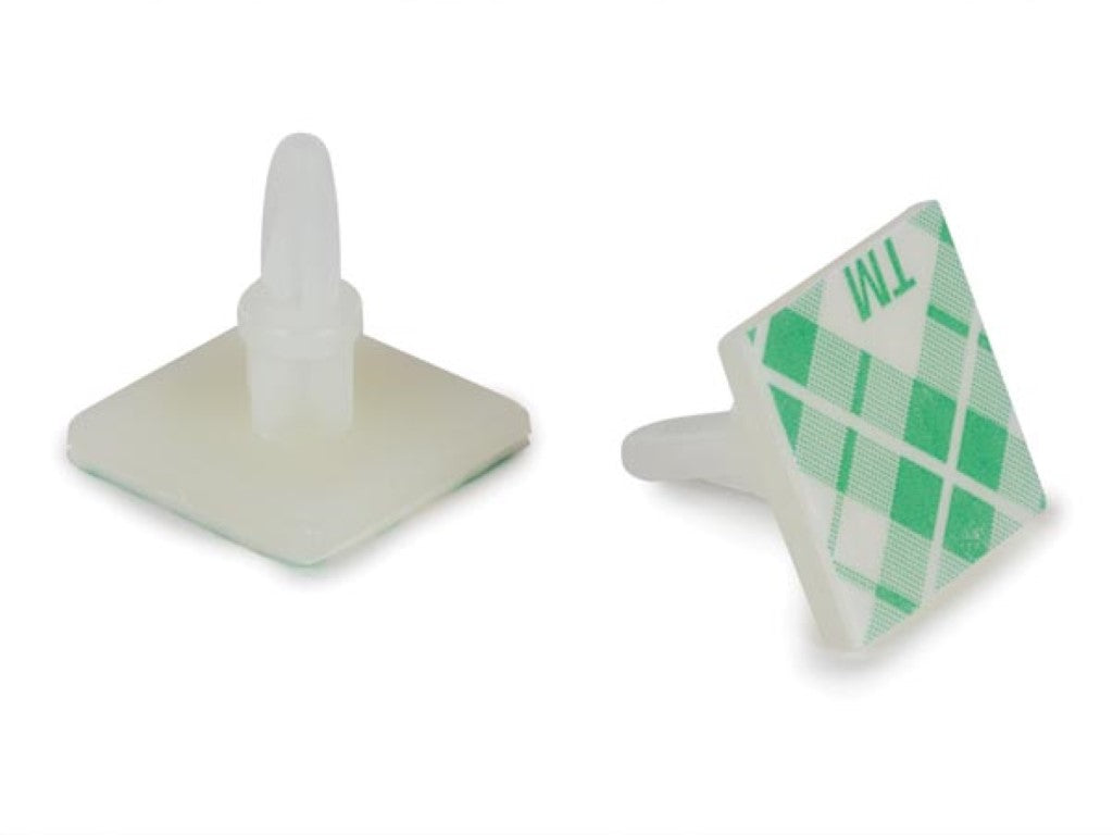 Selvklæbende printholder - Hul Ø4mm, H=10mm