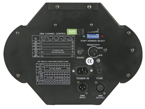 COPERNICUS I Moonflower, 162 LEDs, 6 kan. DMX