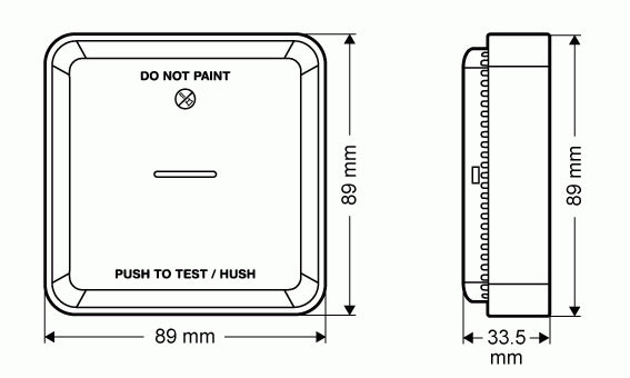 LK fuga Wiser røgsensor batteri