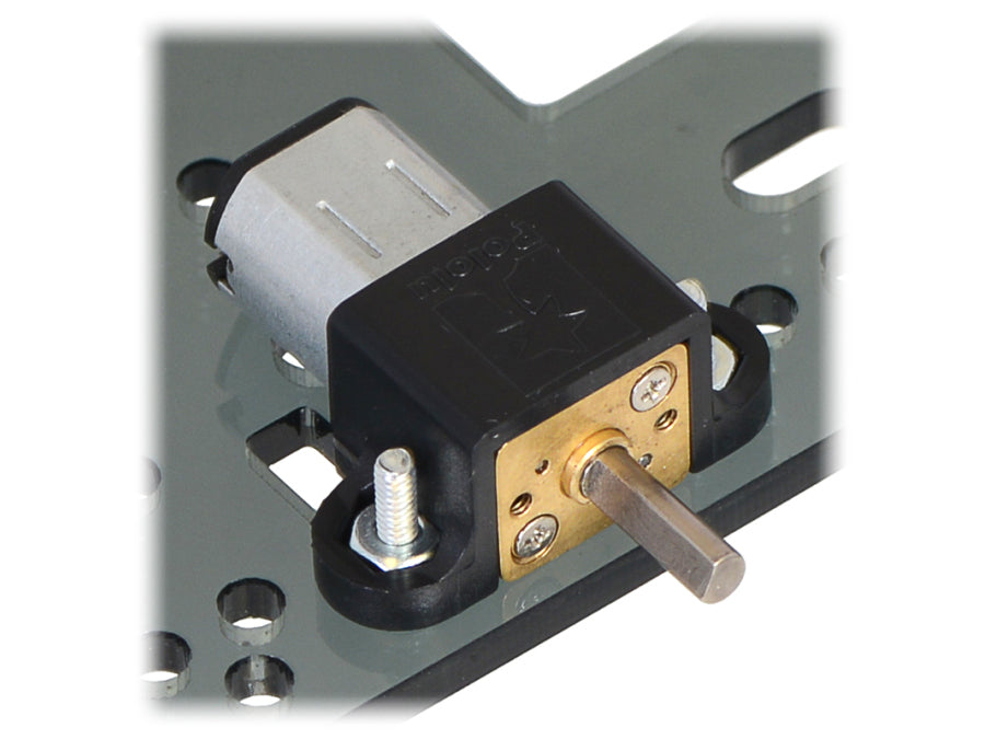 Beslag 26.6x11.5x11.5mm sort plast 2 stk.