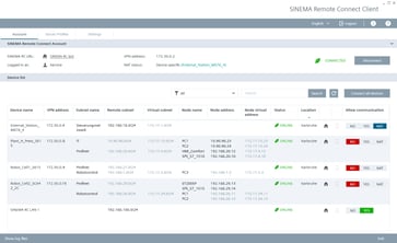 SINEMA RC-klient V3 OSD til 1 installationssoftware OSD