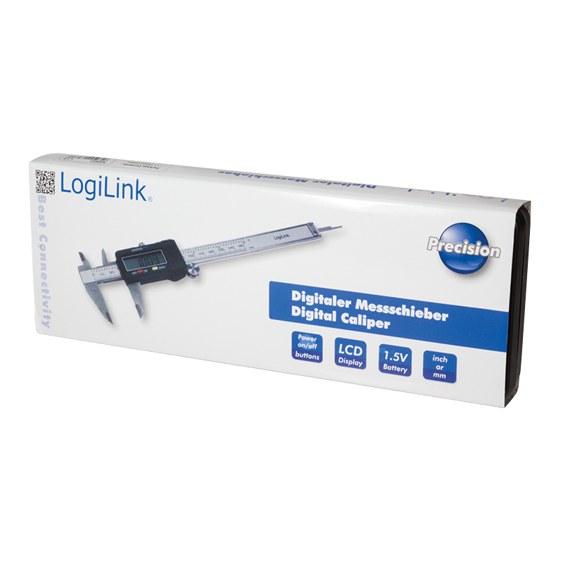 Digital skydelære - 150mm, rustfri stål