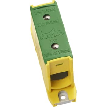 Katko Klemme AL/CU KL1x150PE, 1x25-150 mm², 500/640A, gul/grøn