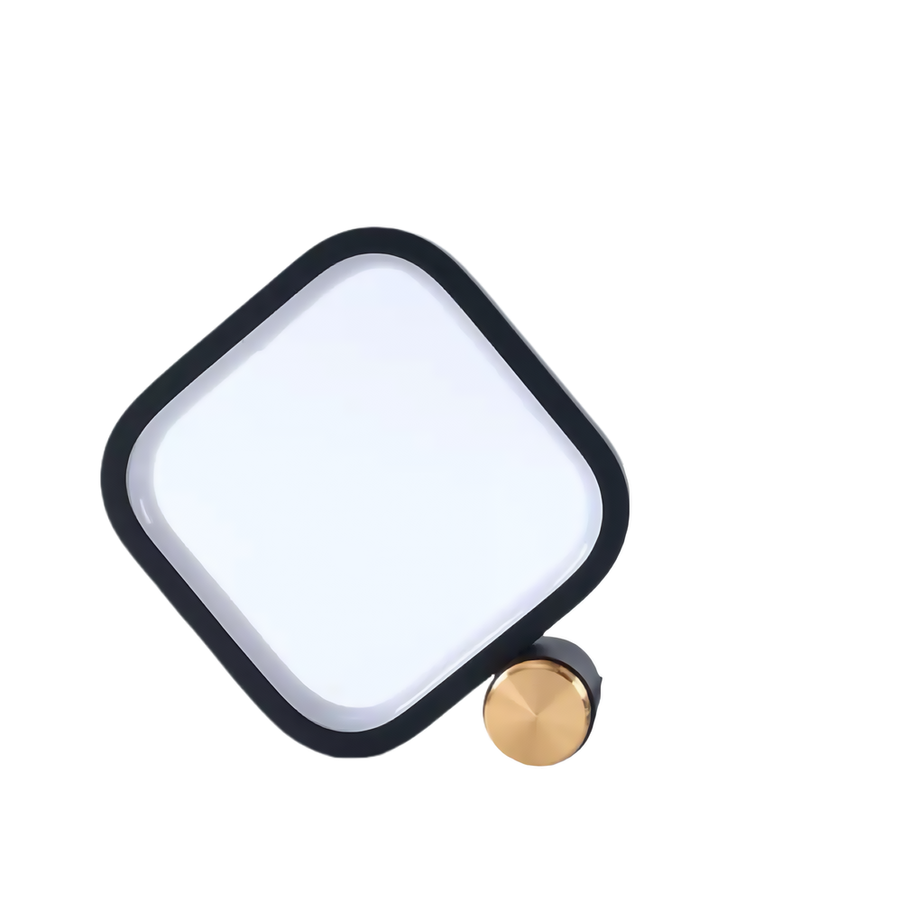 Firkantet RGBIC lampe med Bluetooth og 5V USB tilslutning - 15x15cm, 10W effekt, ideel til stemningsbelysning