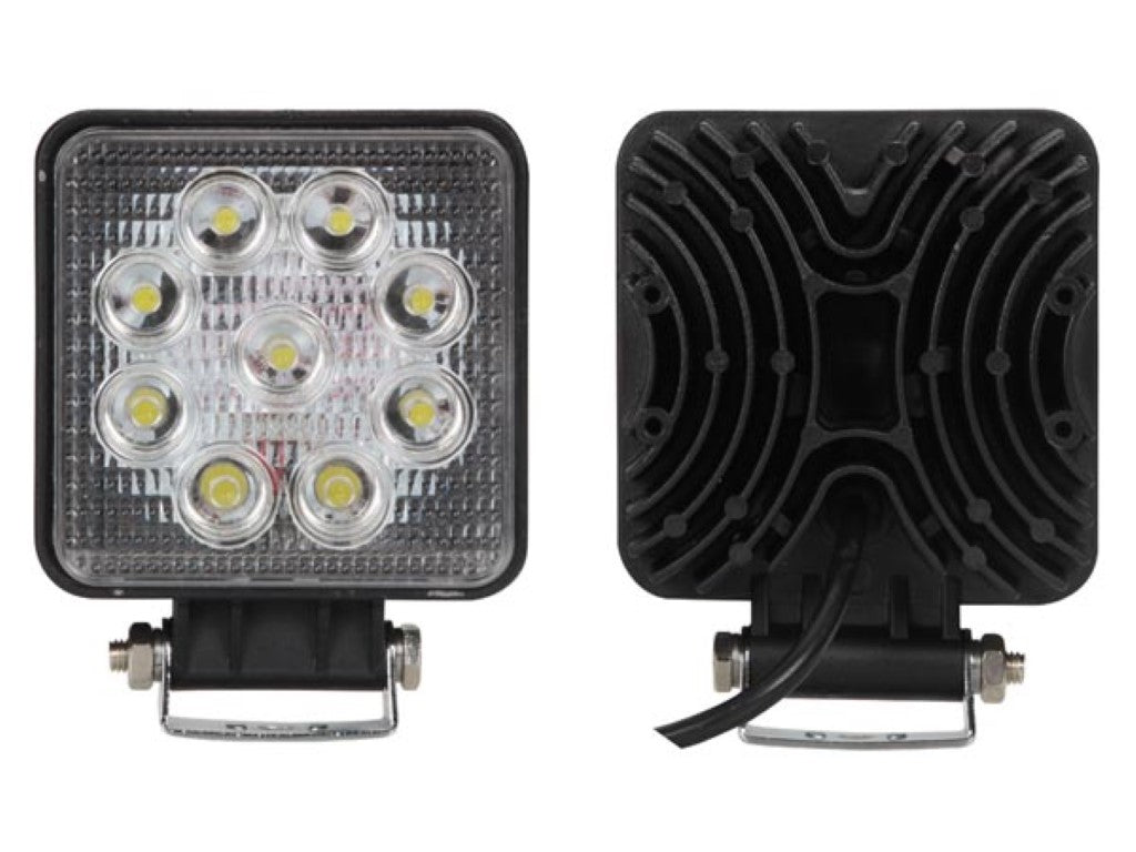 LED spot - 9-30V / 27W, neutral Hvid, Sort (IP67)