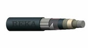 Mellemspændingskabel AXLJ-F TT 1x240+35 12KV sort
